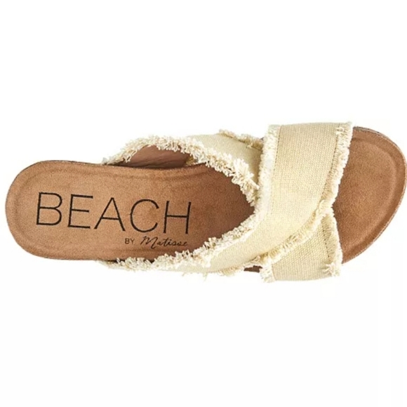 Beach by Matisse Sea Salt Wedge Sandals Black -5 - Picture 5 of 11